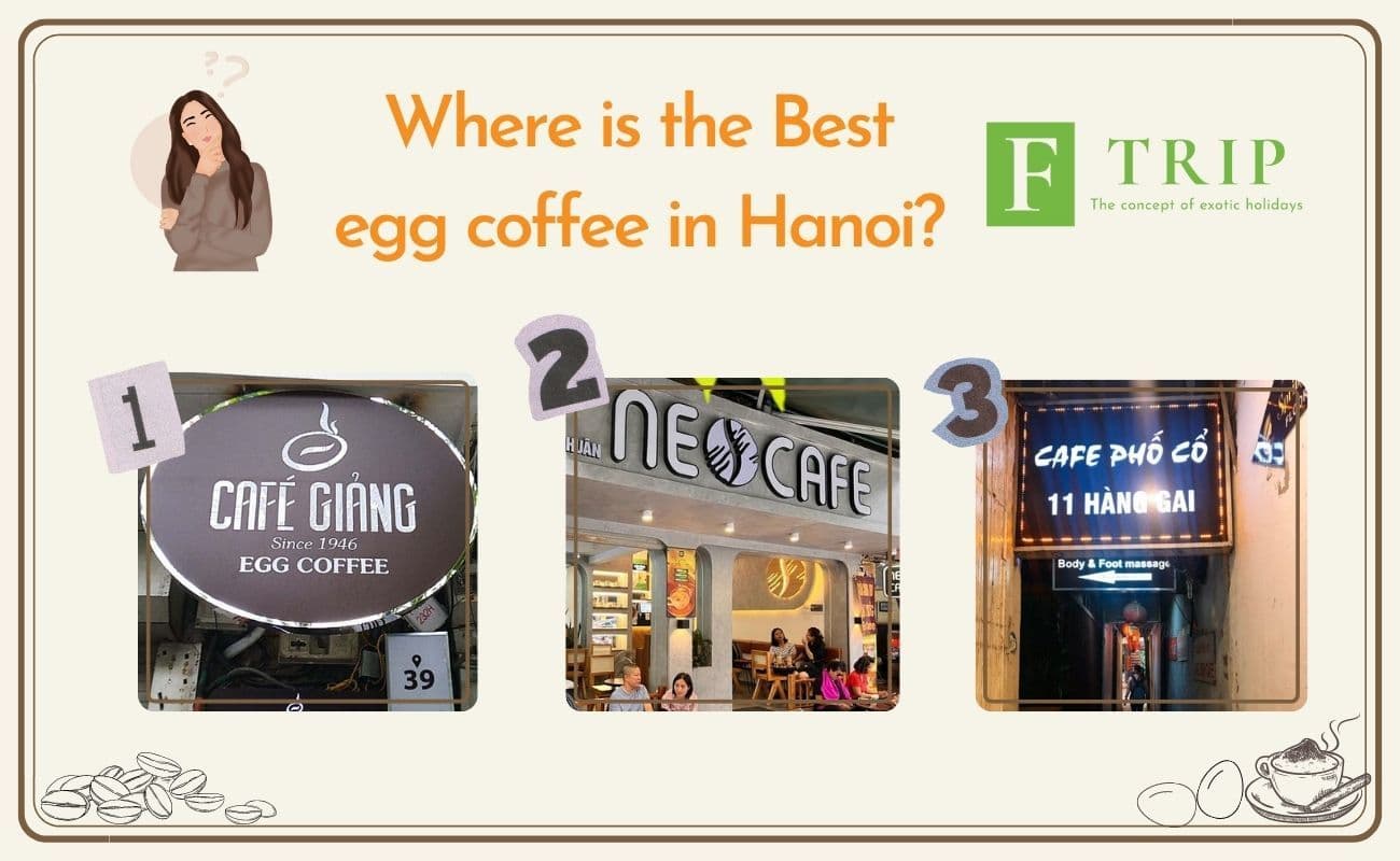 Where is the Best egg coffee in Hanoi?