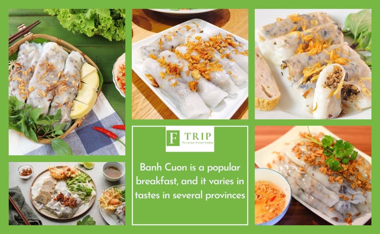 Banh Cuon is a popular breakfast in Vietnam (Source: Internet)