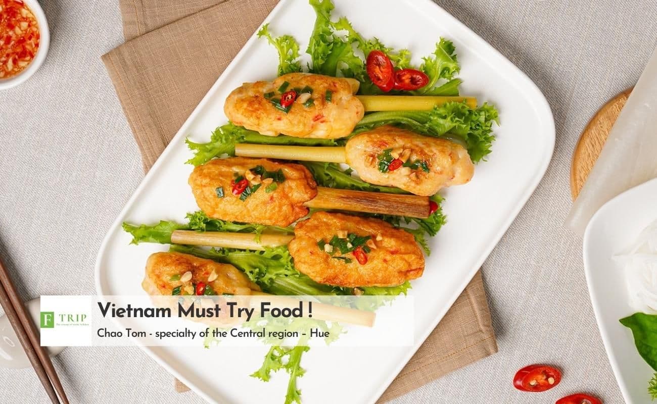 Chao Tom is a specialty Vietnamese dishes in Hue (Source: Internet)