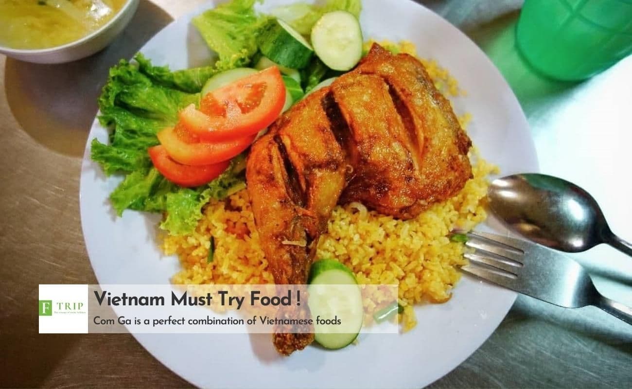 Com Ga is a perfect combination, especially in Hoian (Source: Internet)