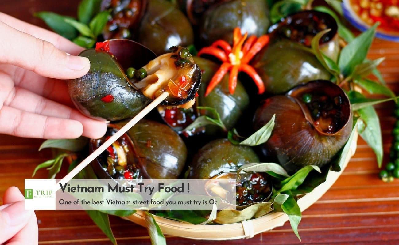 One of the best Vietnam street food you must try is Oc (Source: Internet)