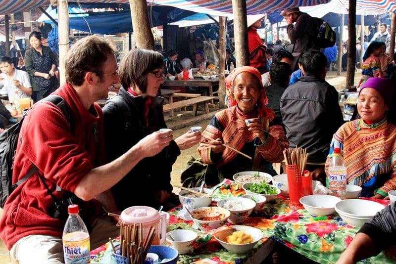 Experience Bac Ha cuisine with locals