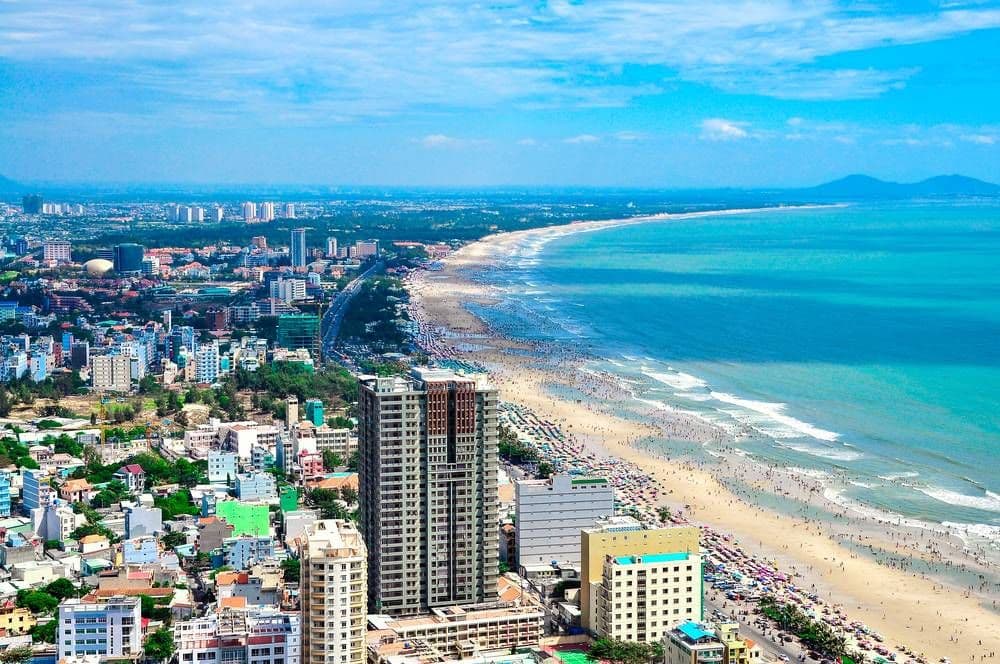 Vung Tau is also one of the cities with the most famous and beautiful beaches (Source: Internet)
