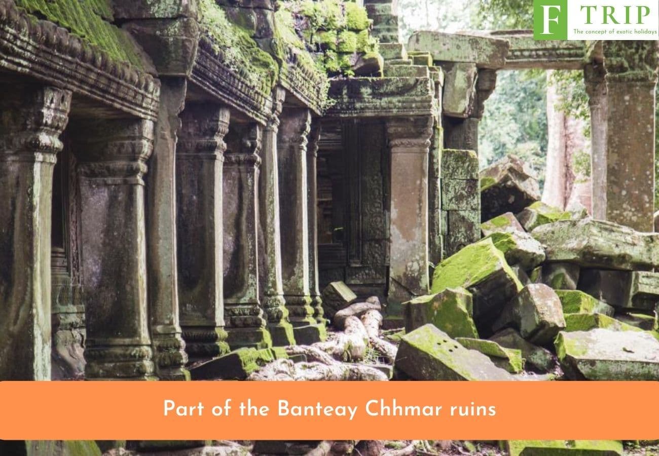 Part of the Banteay Chhmar ruins