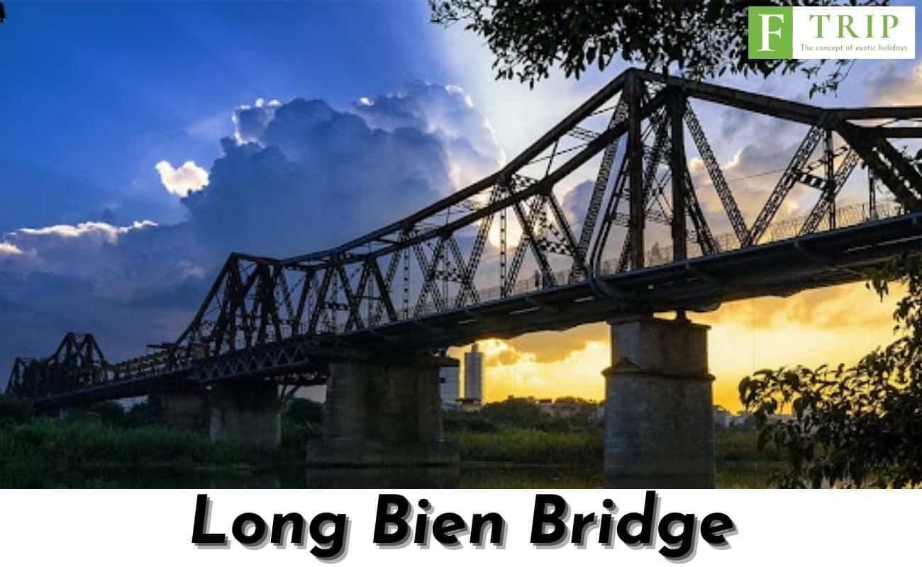 One of the things to do in Hanoi is watch the sunset on the Long Bien Bridge (Source: Internet)