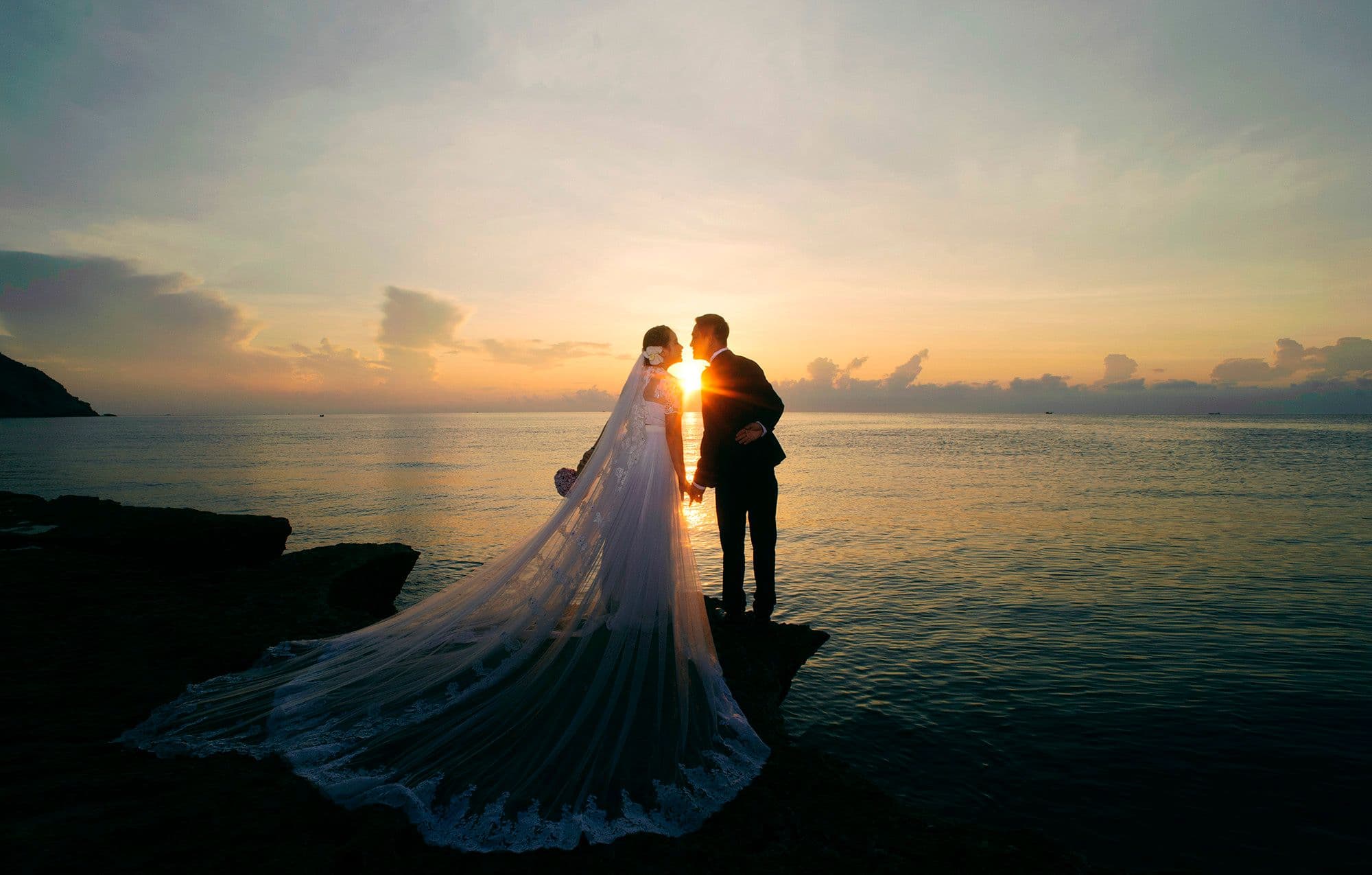 Many people choose Nha Trang as a wedding photography location (Source: Internet)