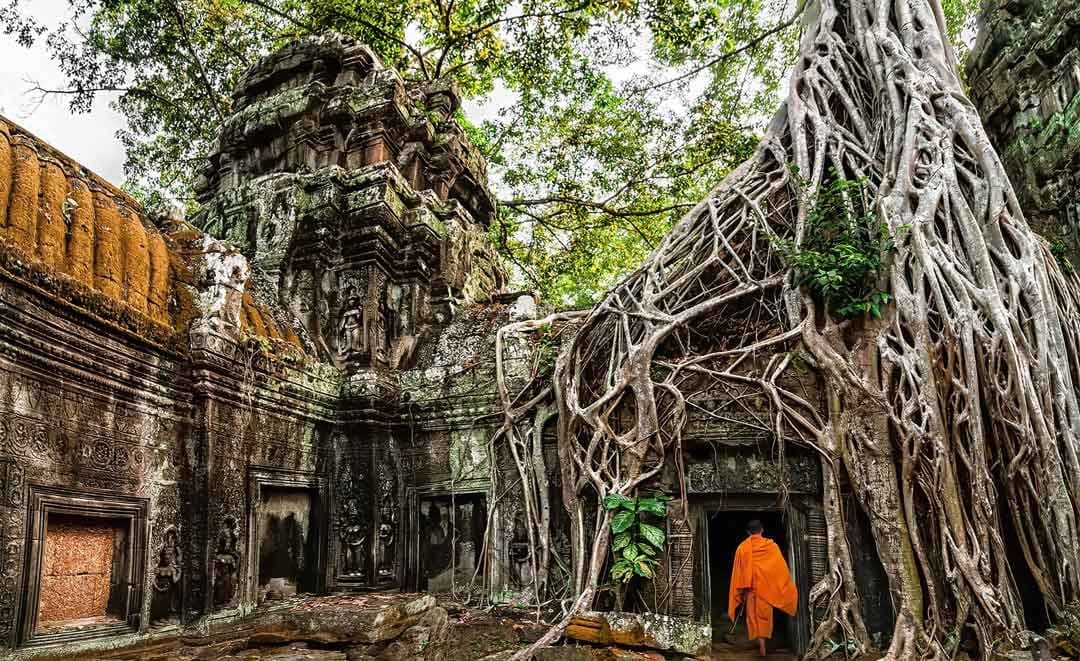 Siem Reap temple in Cambodia