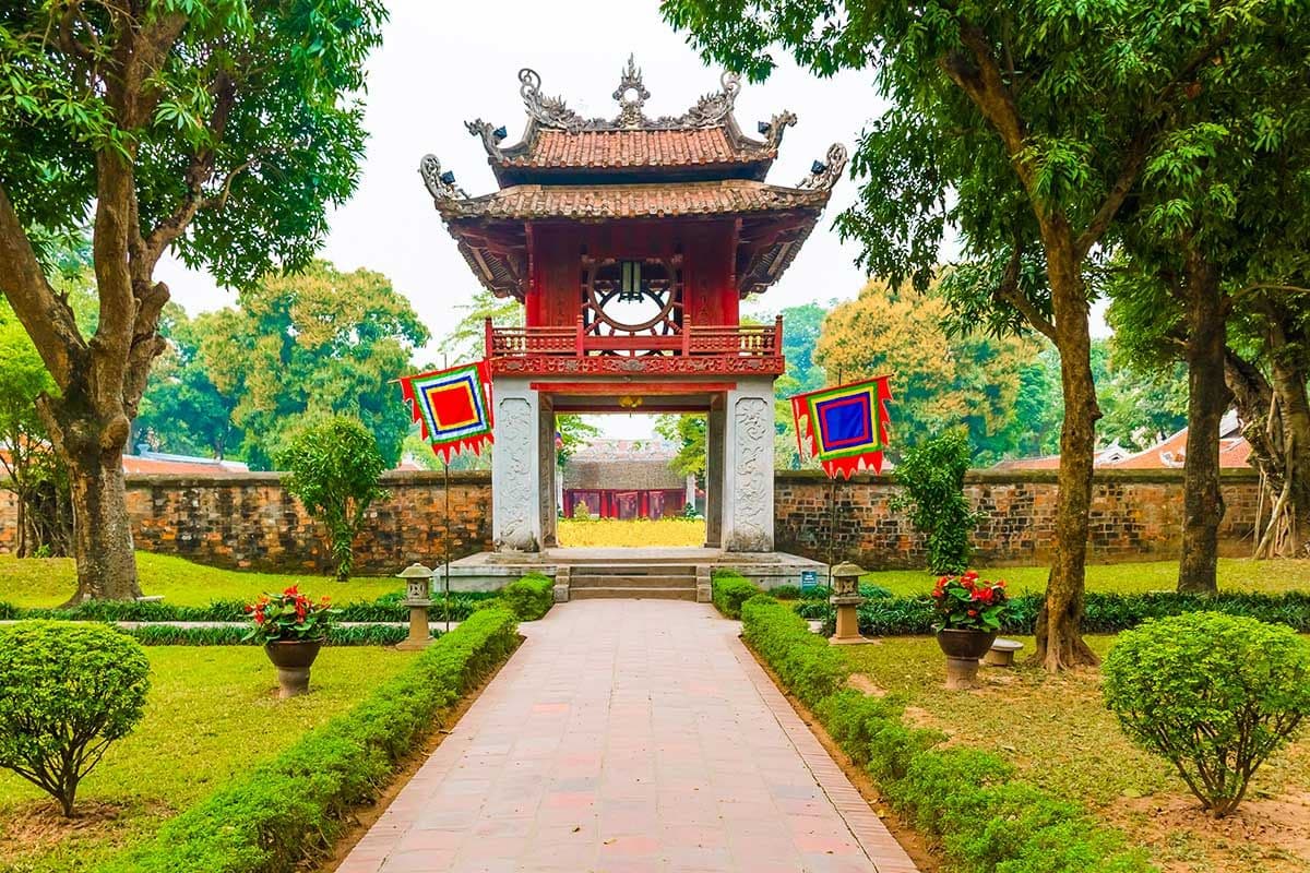 Van Mieu is one of the must-visit places on 3 week Vietnam itinerary