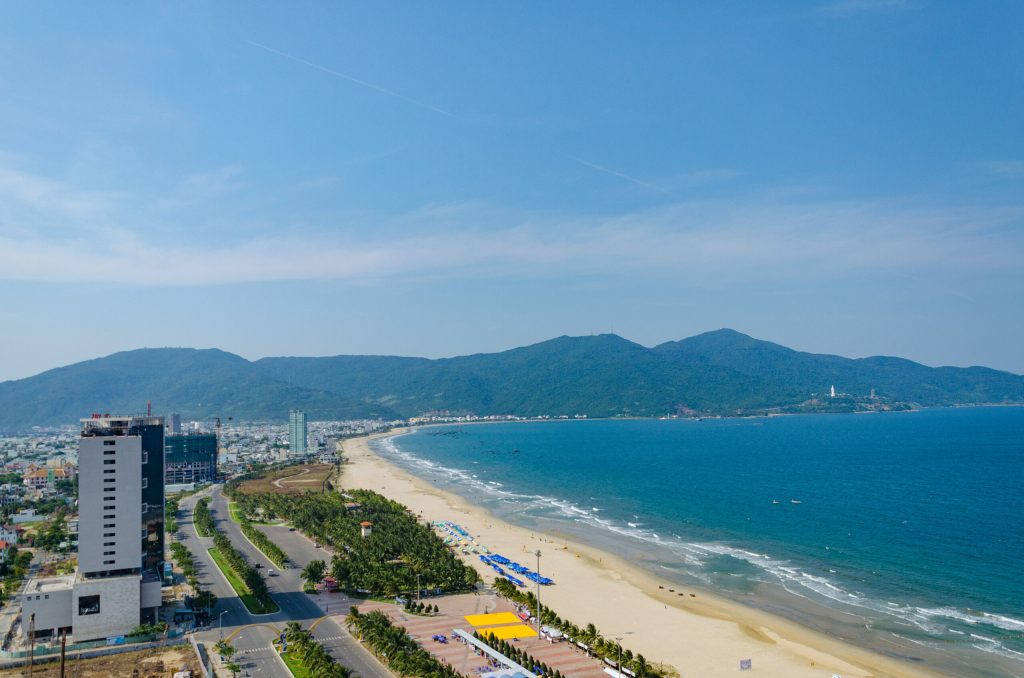 Da Nang Beach  in Vietnam