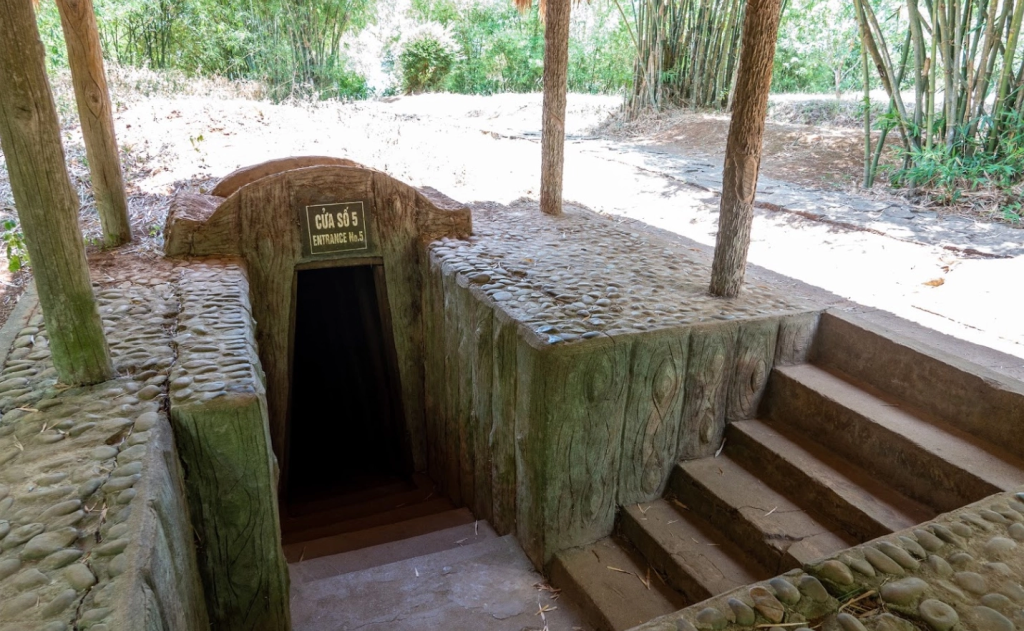Cu Chi tunnels is far from Ho Chi Minh about 70 kilometers