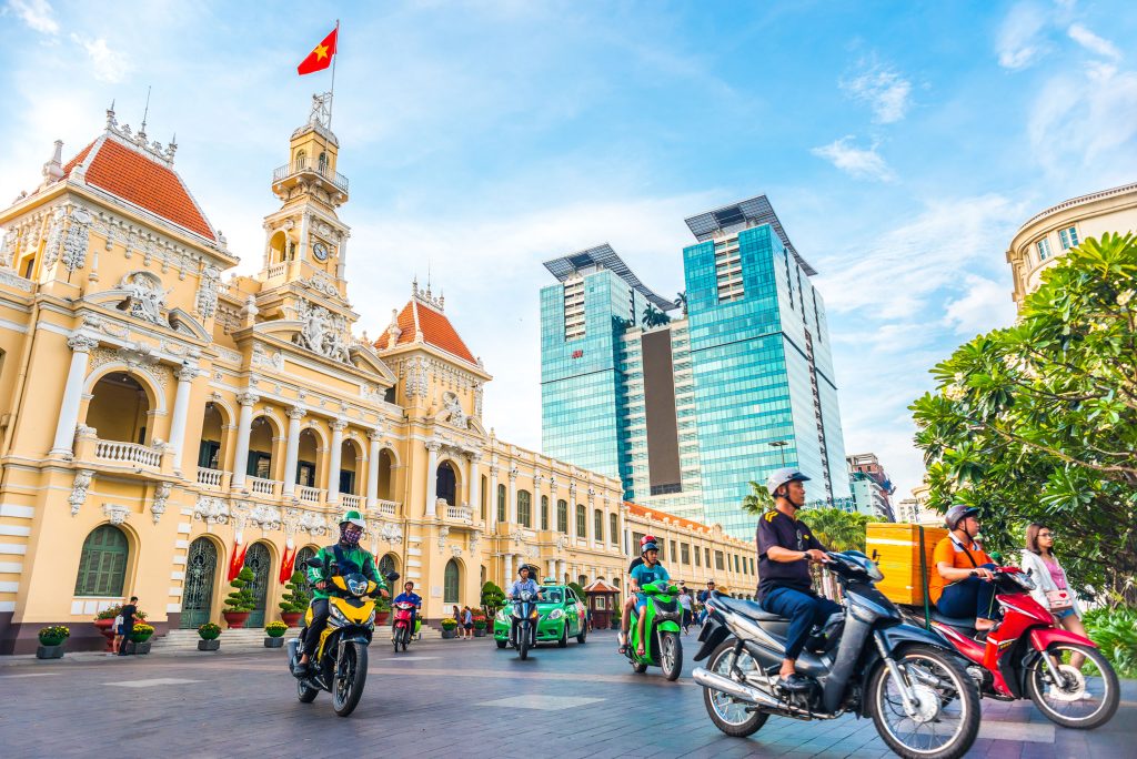 One of the Vietnam popular places is Ho Chi Minh city 