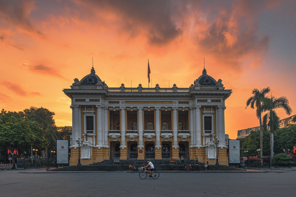 Beautiful Hanoi Opera House in vVetnam