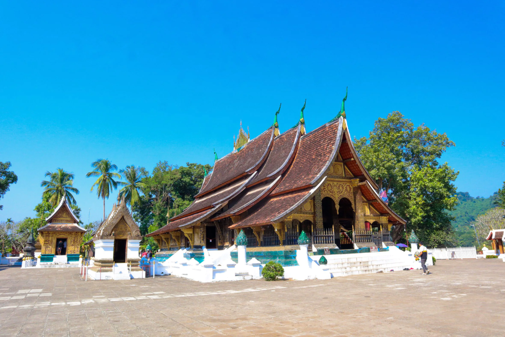 Luang Prabang temple - Wat Xieng Thong is one of the oldest, most beautiful, and most important temples in the city and a popular tourist destination.